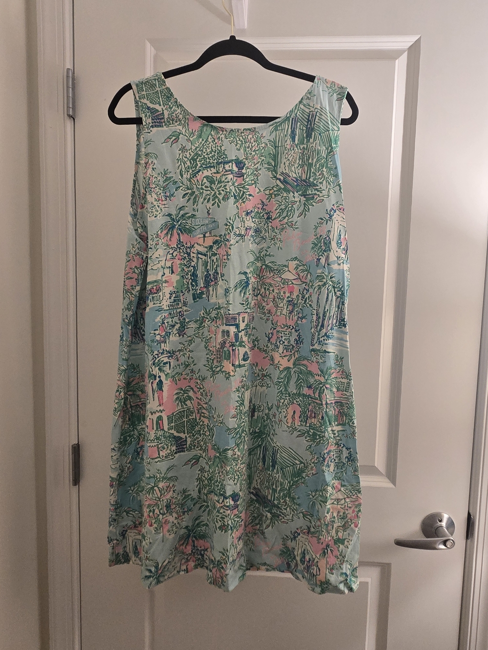 Lilly Pulitzer Kristen Dress "Lilly Loves Palm Beach" EUC XXL